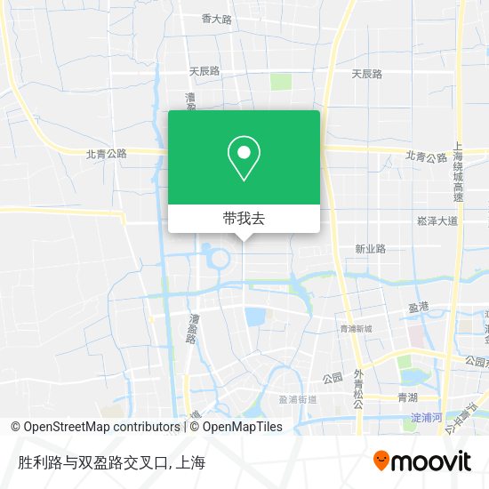 胜利路与双盈路交叉口地图