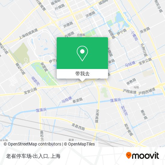 老崔停车场-出入口地图