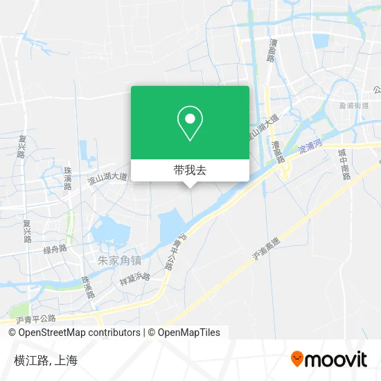 横江路地图