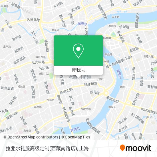 拉斐尔礼服高级定制(西藏南路店)地图