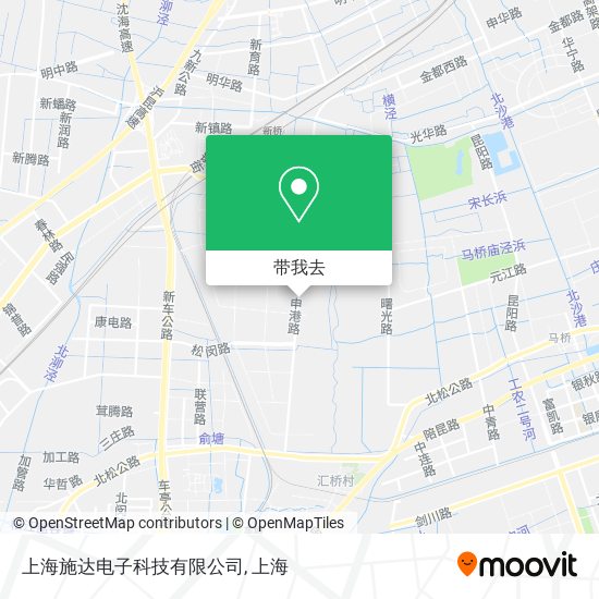 上海施达电子科技有限公司地图