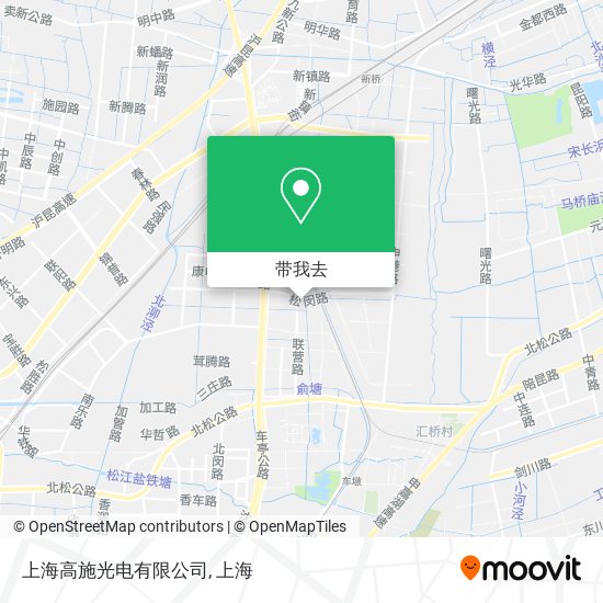 上海高施光电有限公司地图