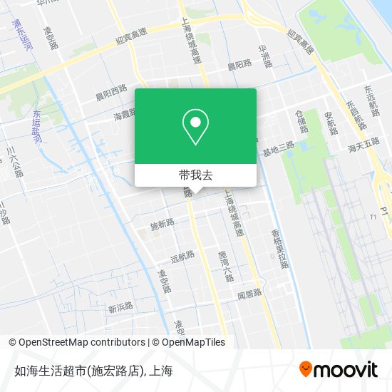 如海生活超市(施宏路店)地图