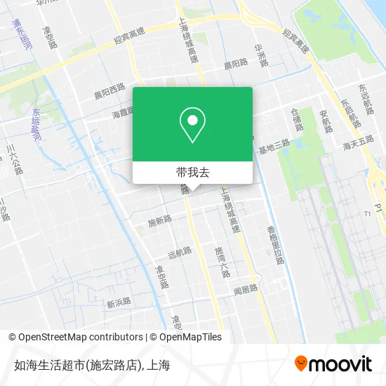 如海生活超市(施宏路店)地图