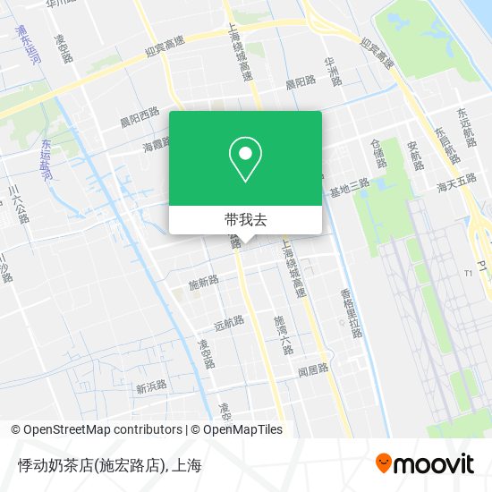 悸动奶茶店(施宏路店)地图