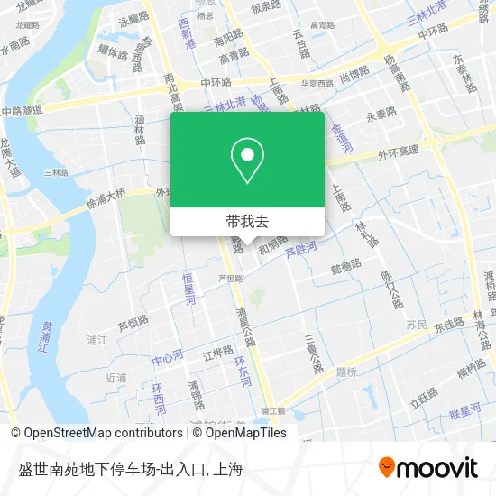 盛世南苑地下停车场-出入口地图