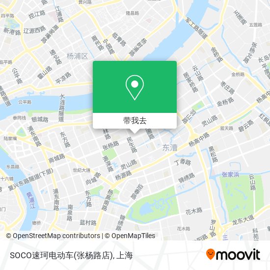SOCO速珂电动车(张杨路店)地图