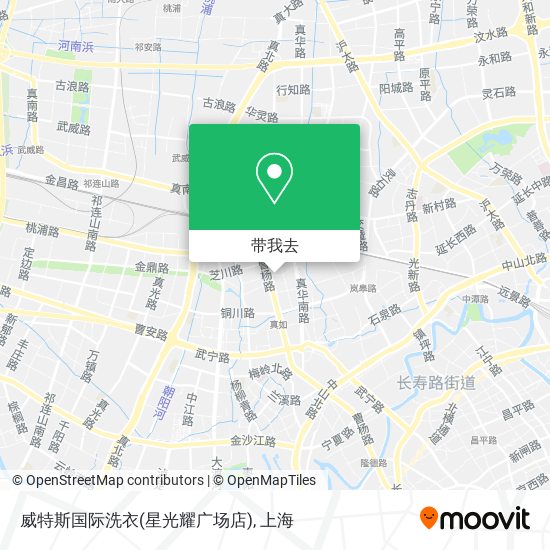 威特斯国际洗衣(星光耀广场店)地图