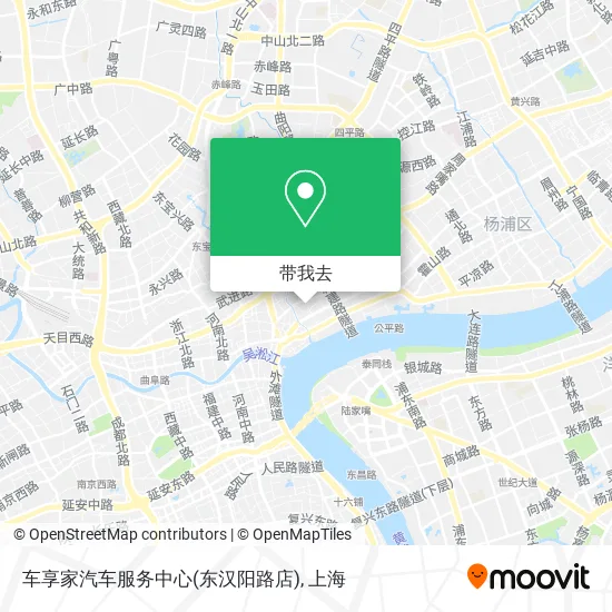 车享家汽车服务中心(东汉阳路店)地图