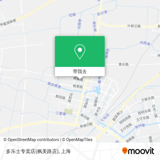 多乐士专卖店(枫美路店)地图