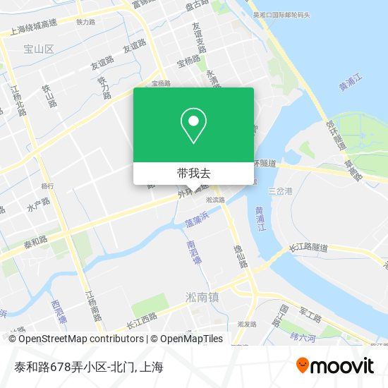 泰和路678弄小区-北门地图