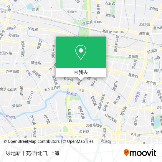 绿地新丰苑-西北门地图