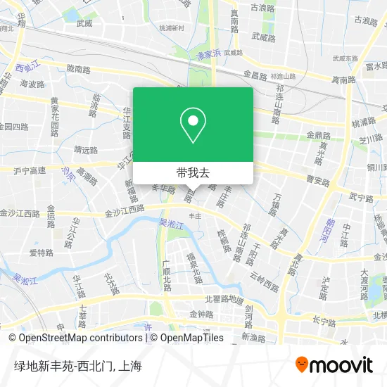 绿地新丰苑-西北门地图