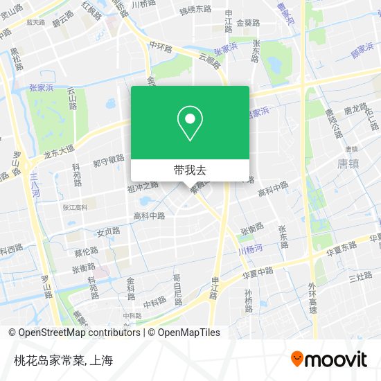 桃花岛家常菜地图
