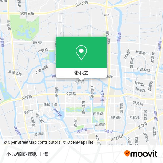 小成都藤椒鸡地图