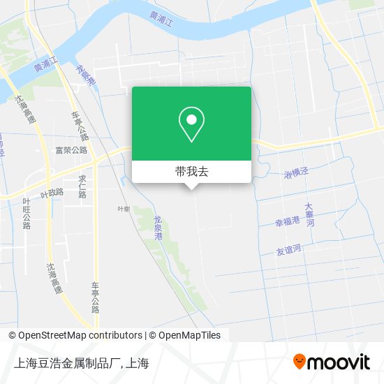 上海豆浩金属制品厂地图