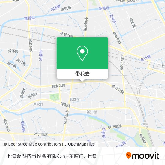 上海金湖挤出设备有限公司-东南门地图