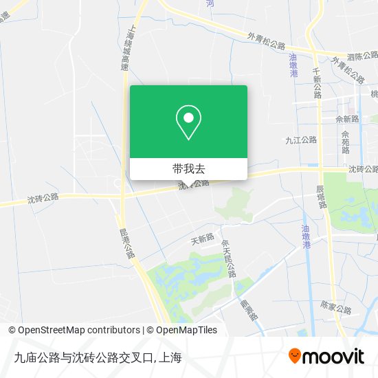 九庙公路与沈砖公路交叉口地图