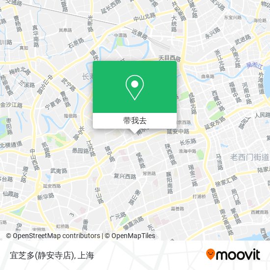 宜芝多(静安寺店)地图