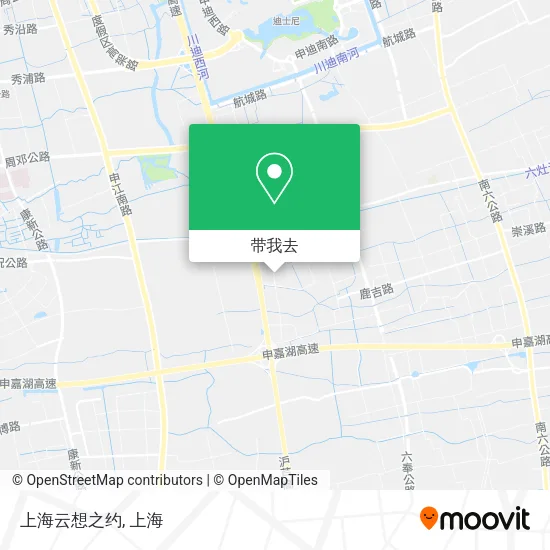 上海云想之约地图