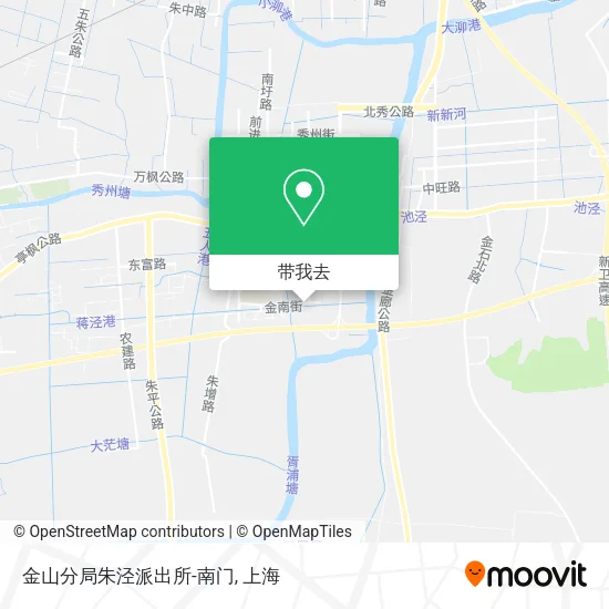 金山分局朱泾派出所-南门地图