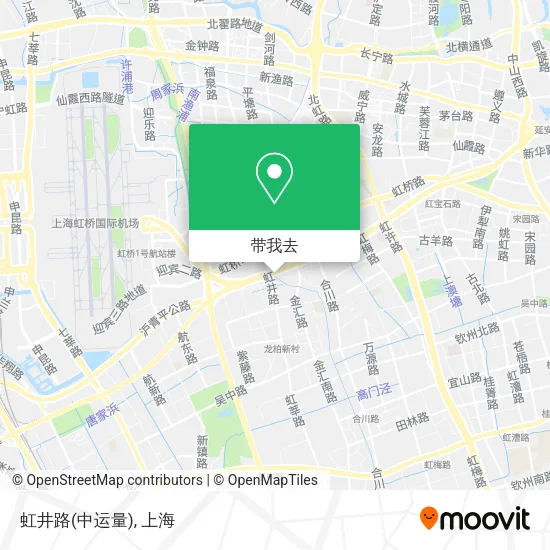 虹井路(中运量)地图