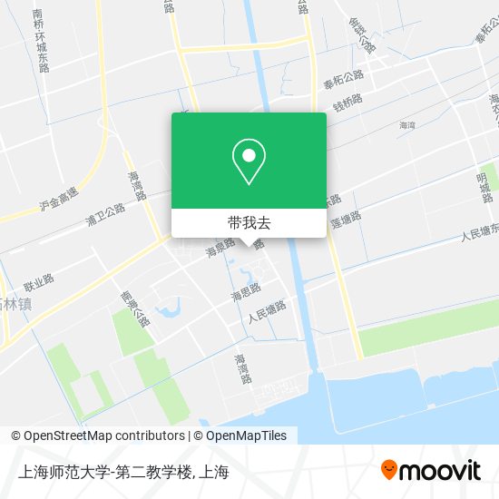 上海师范大学-第二教学楼地图