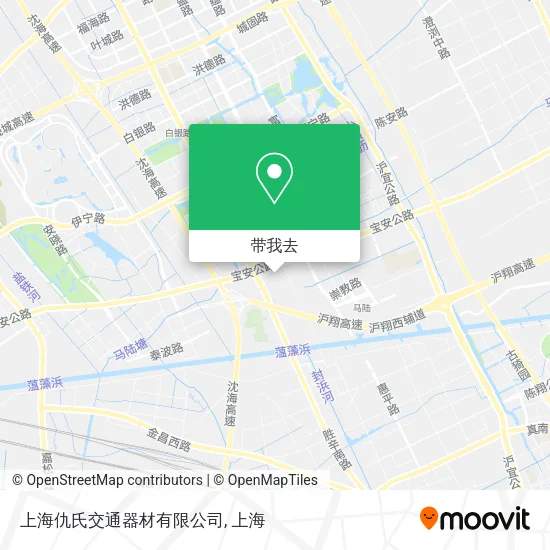 上海仇氏交通器材有限公司地图