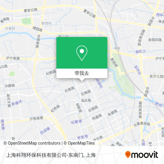 上海科翔环保科技有限公司-东南门地图