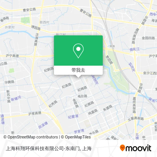 上海科翔环保科技有限公司-东南门地图