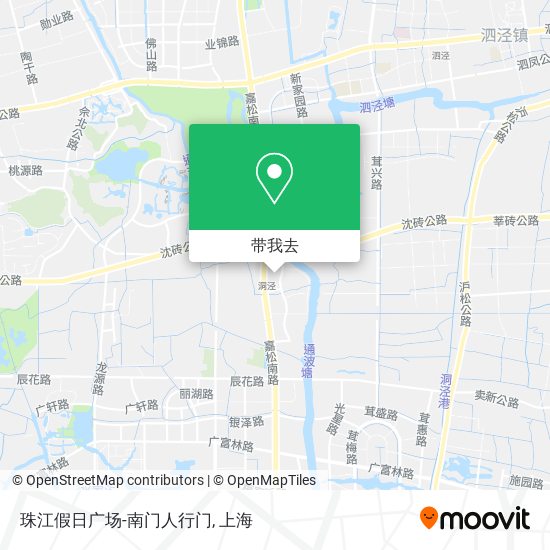 珠江假日广场-南门人行门地图