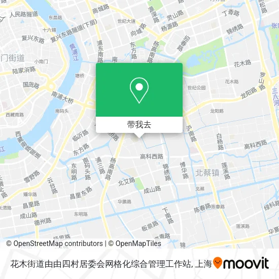 花木街道由由四村居委会网格化综合管理工作站地图