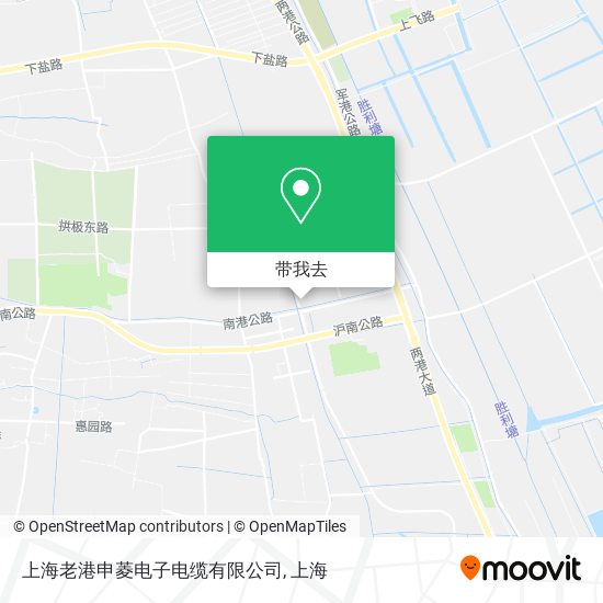 上海老港申菱电子电缆有限公司地图