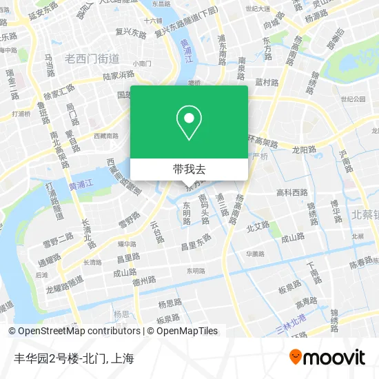 丰华园2号楼-北门地图