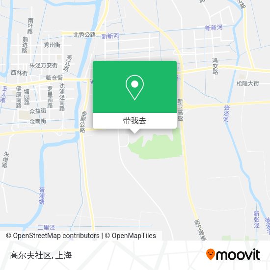 高尔夫社区地图