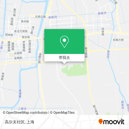 高尔夫社区地图