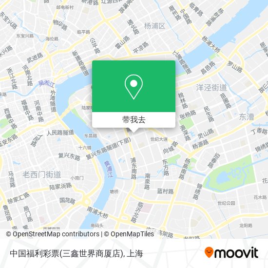 中国福利彩票(三鑫世界商厦店)地图