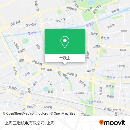 上海三造机电有限公司地图
