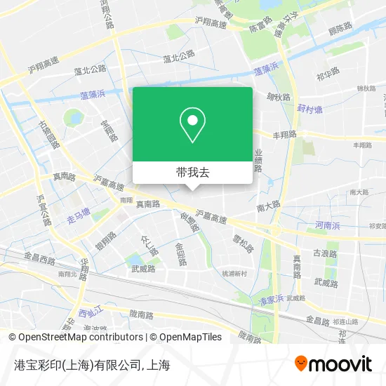 港宝彩印(上海)有限公司地图