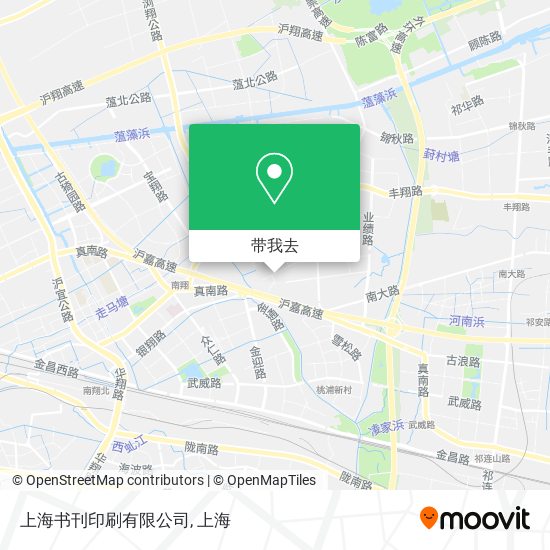 上海书刊印刷有限公司地图