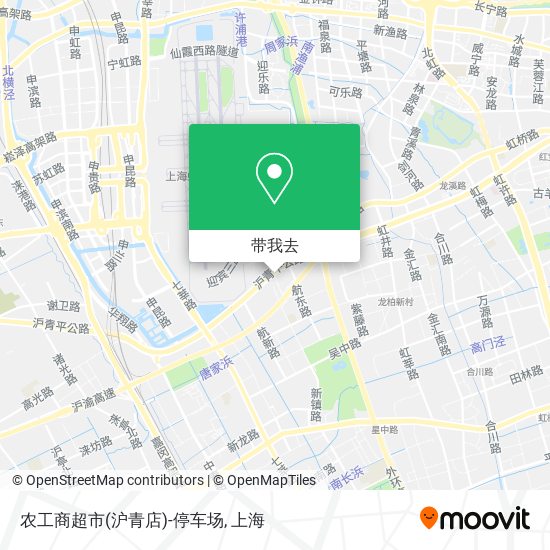 农工商超市(沪青店)-停车场地图