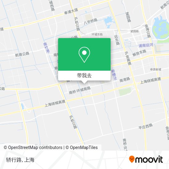 轿行路地图