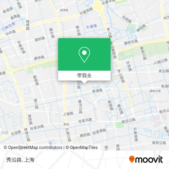 秀沿路地图