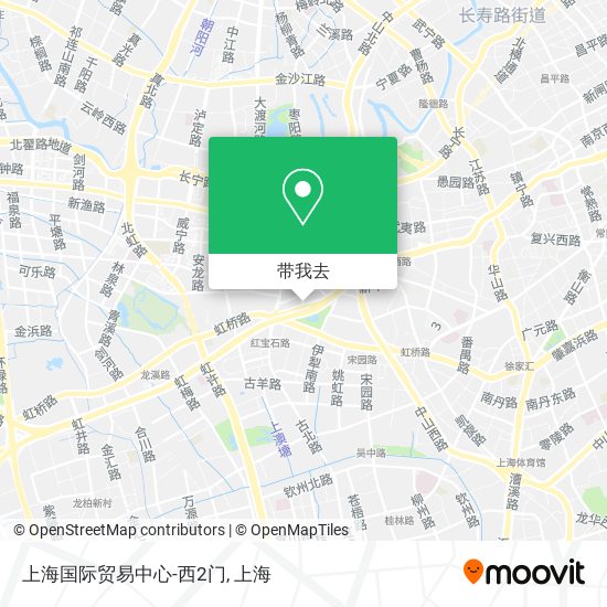 上海国际贸易中心-西2门地图