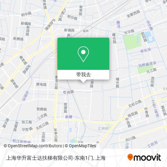 上海华升富士达扶梯有限公司-东南1门地图