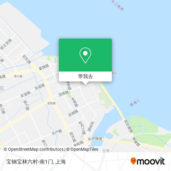 宝钢宝林六村-南1门地图