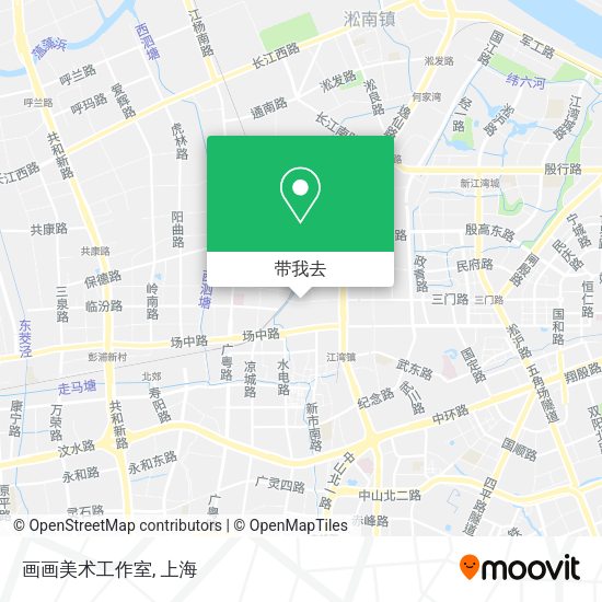 画画美术工作室地图