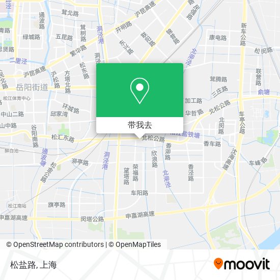 松盐路地图