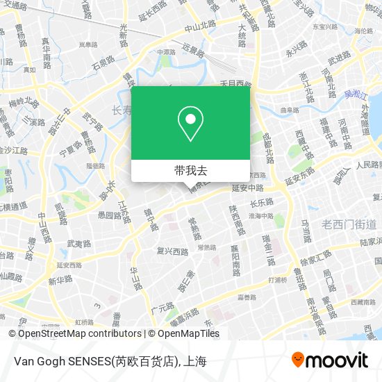 Van Gogh SENSES(芮欧百货店)地图