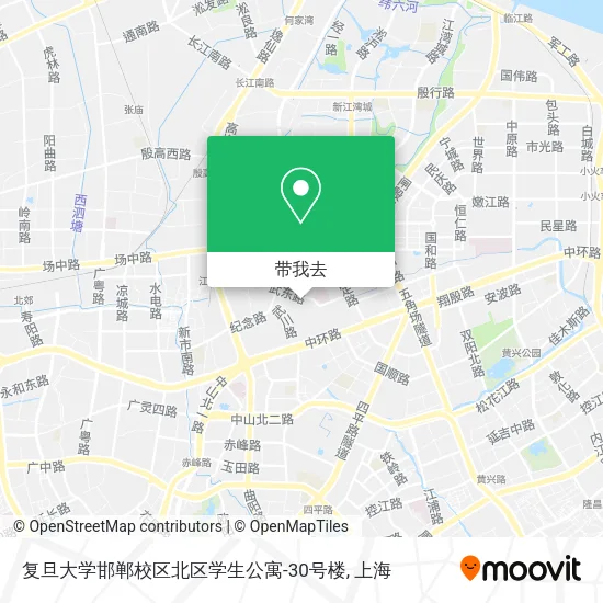复旦大学邯郸校区北区学生公寓-30号楼地图